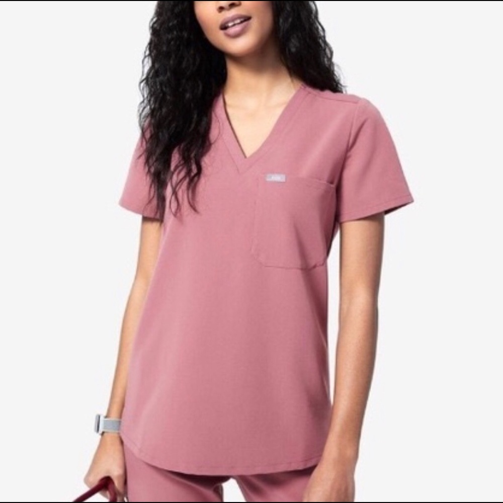 Figs Catarina scrub top, Mauve